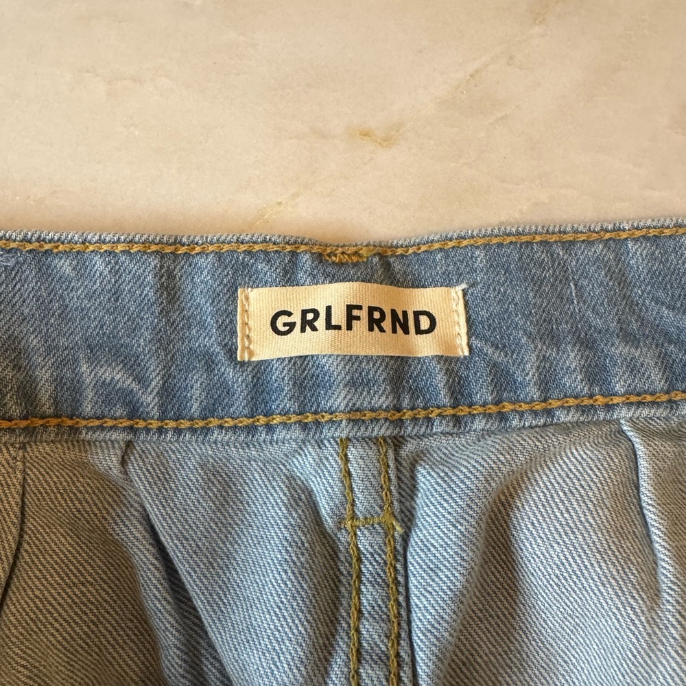 GRLFRND Light Blue Wide Leg Jeans - Picture 3 of 5